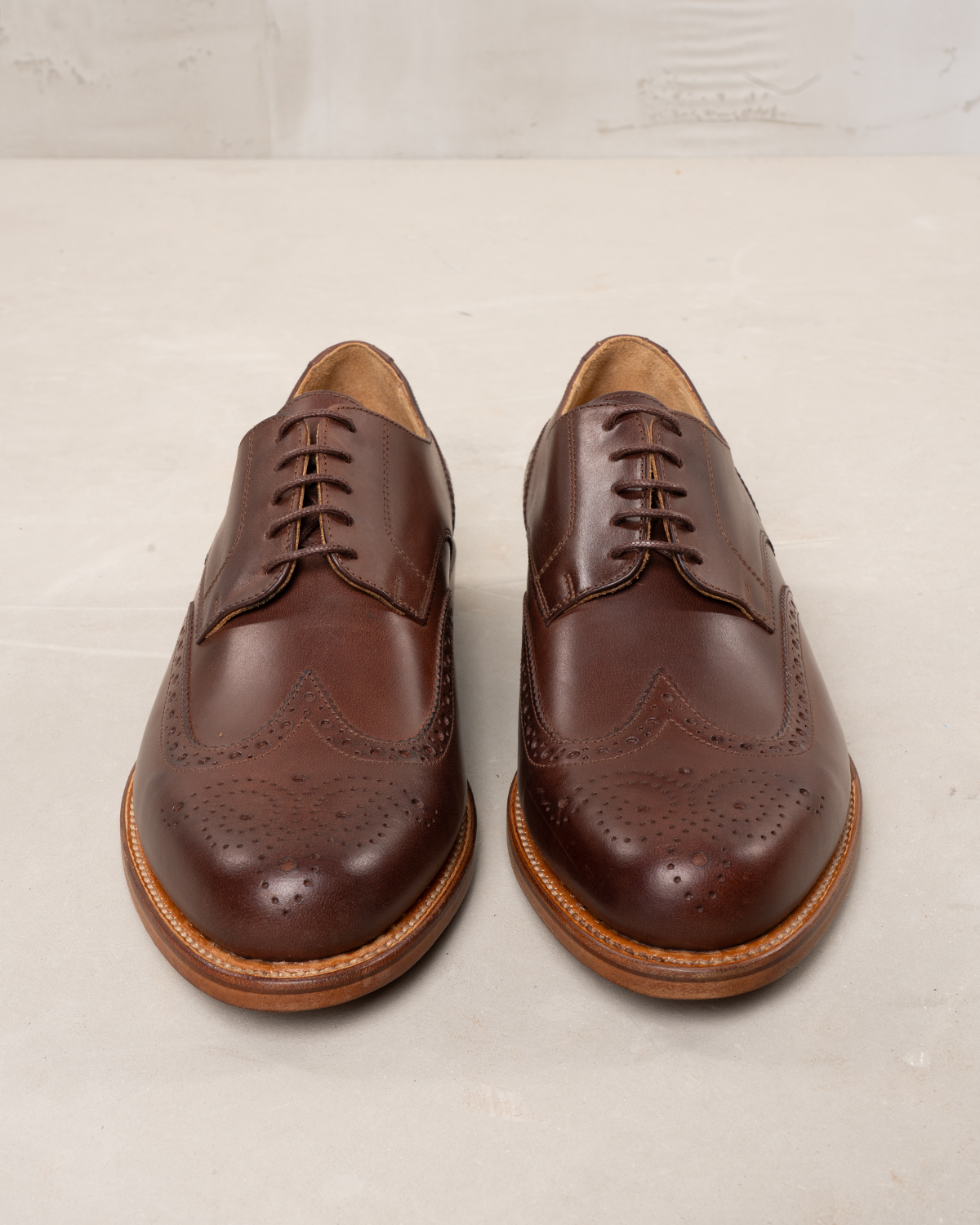 Chaussures 1938 Cricketeer Shoe Brown Pike Brothers - vue trois quarts
