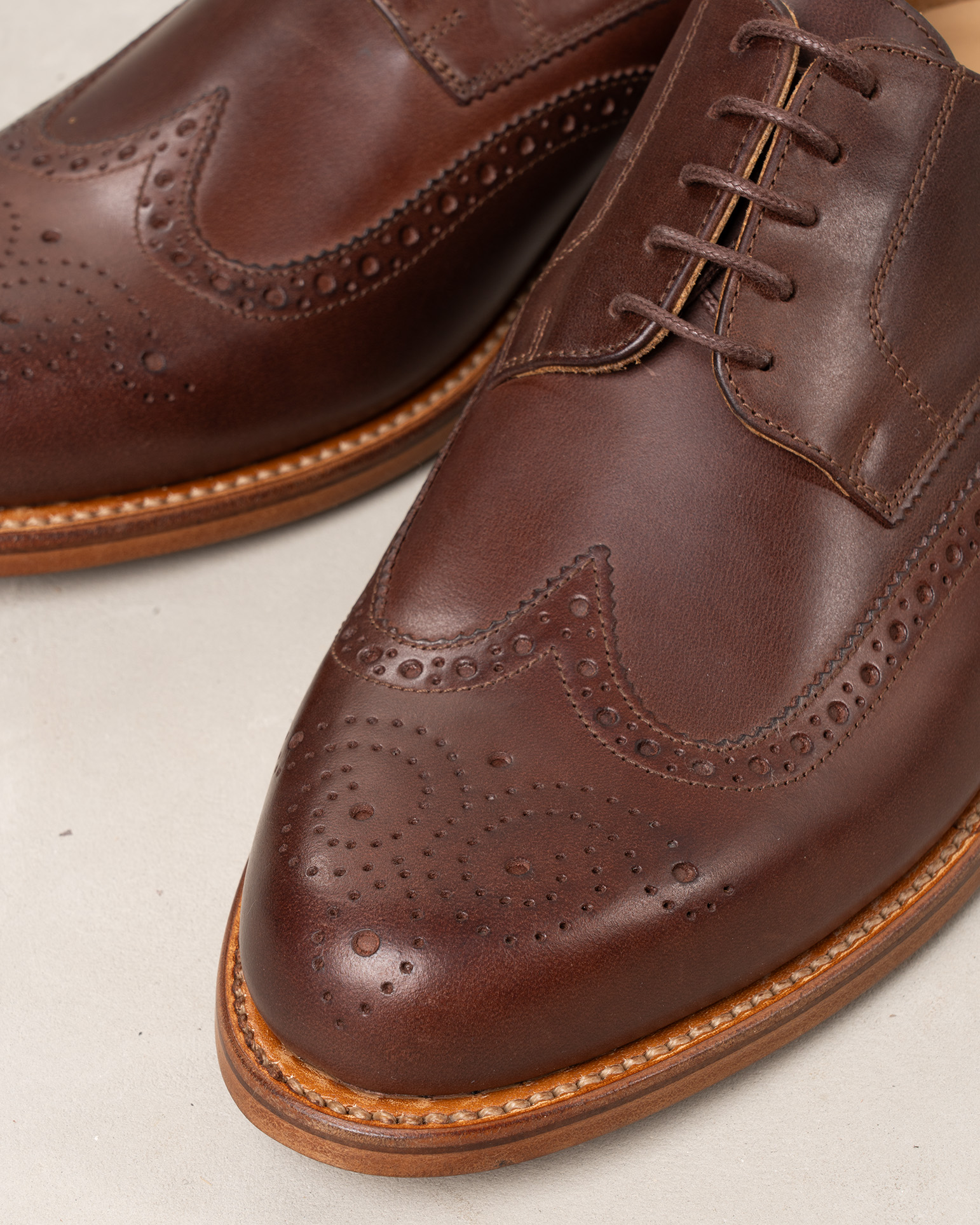 Chaussures 1938 Cricketeer Shoe Brown Pike Brothers - vue de dessus