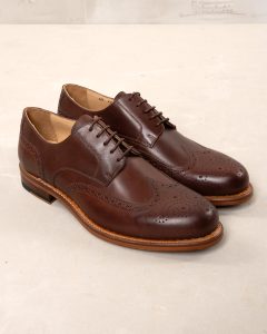 Chaussures 1938 Cricketeer Shoe Brown Pike Brothers - vue de profil