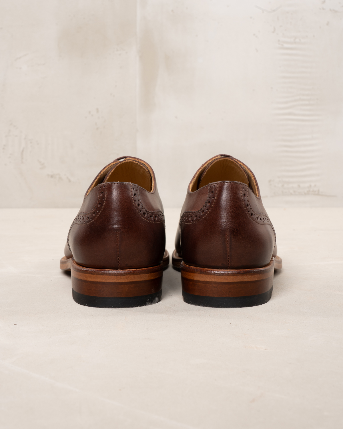 Chaussures 1938 Cricketeer Shoe Brown Pike Brothers - semelle cuir