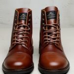 Chaussures 1966 Low Quarters Cognac Oiled Pike Brothers - oeillets metalliques
