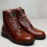 Chaussures 1966 Low Quarters Cognac Oiled Pike Brothers - vue de profil