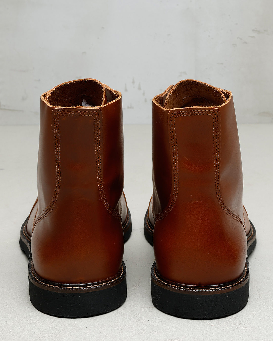 Chaussures 1966 Low Quarters Redwood Brown Pike Brothers - vue de dessus