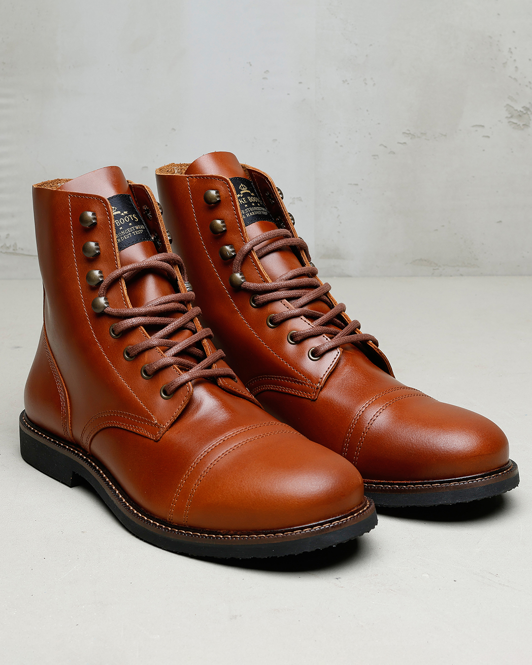 Chaussures 1966 Low Quarters Redwood Brown Pike Brothers - detail semelle