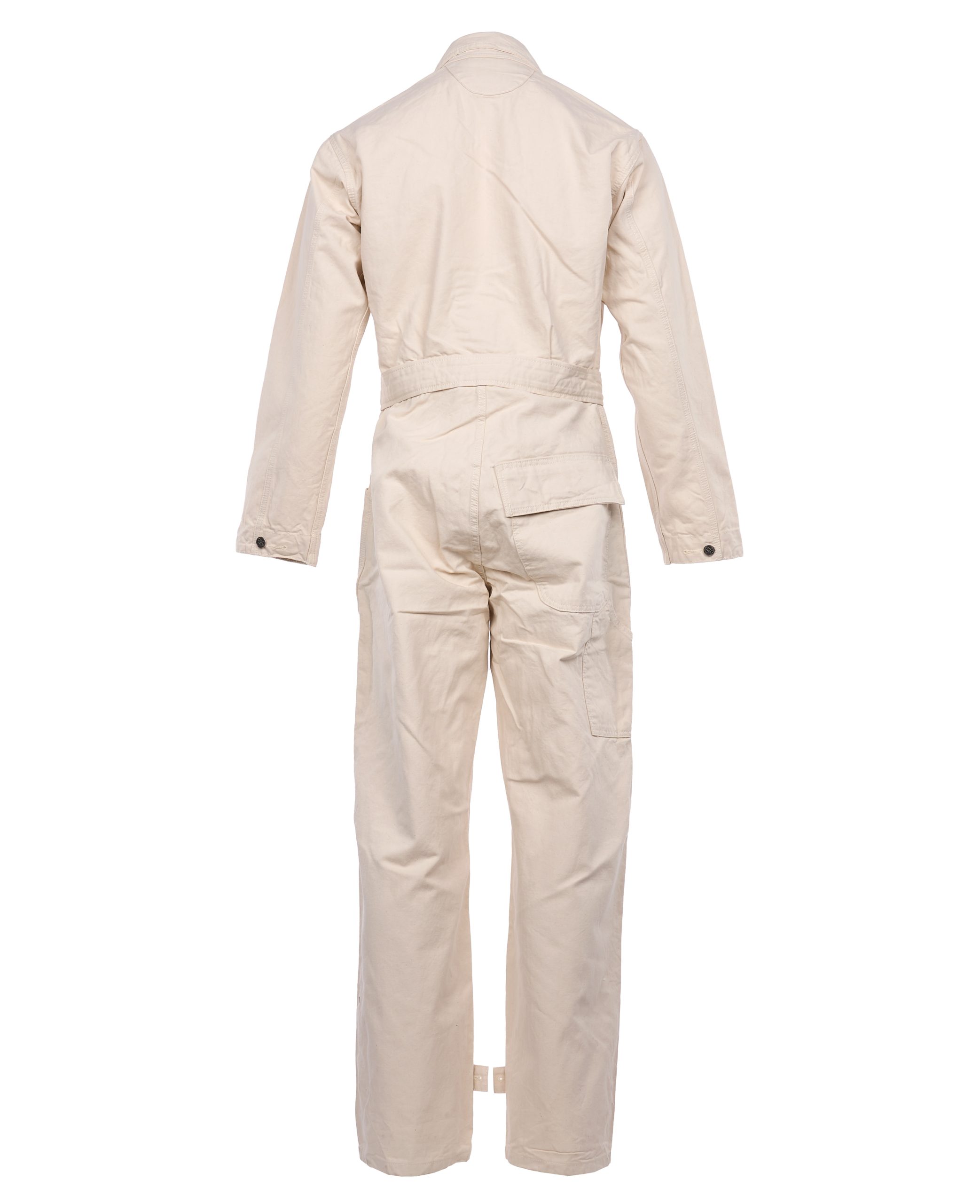Texture coton combinaison Pike Brothers 1938 Coverall Off-White