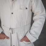 Combinaison Pike Brothers 1938 Mechanic Coverall blanc cassé vue de dos