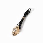 Kustomtech Deluxe Custom Motorcycle Harley-Davidson Deluxe 1-Button Satin Brass Handlebar Switches - 1-Inch Main View - Marseille