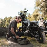 Couverture cirée Pike Brothers 1965 Survival Olive bivouac biker