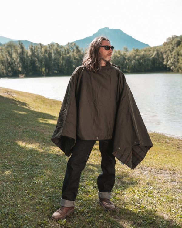 Couverture Cirée 1965 Survival Blanket Waxed Olive - Pike Brothers