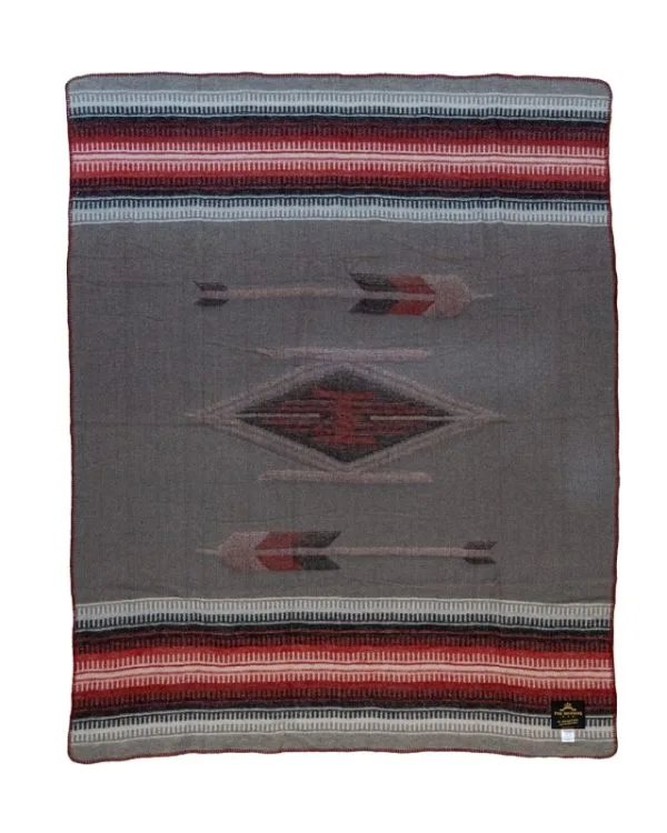 Coperta in lana da motociclista, colore grigio Orilla, 1969 - Pike Brothers