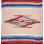 Couverture laine Pike Brothers 1969 Poco Sand - motifs Navajo sable