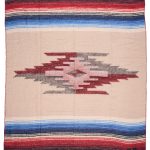 Détail motif couverture laine Pike Brothers 1969 Poco Sand