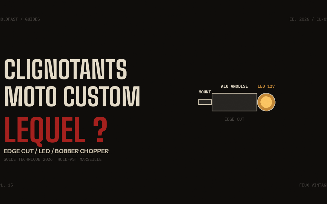 Clignotants Moto Custom : Lequel Choisir ? Guide Edge Cut LED 2026