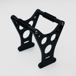 kustomtech-fork-brace-harley-davidson-fork-brace-dragster-aluminium-noir-anodise-pour-harley-fxwg-et-fxst-softail-vue-prin