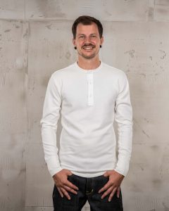 Chemise Utility Manches Longues - 1954 Utility Shirt Long Sleeve Ecru Pike Brothers — vue 1