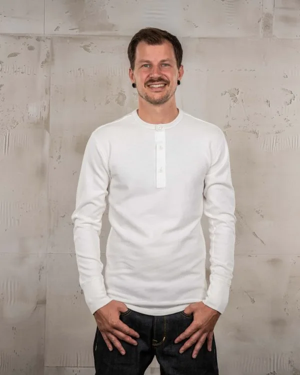 Chemise Utility Manches Longues - 1954 Utility Shirt Long Sleeve Ecru Pike Brothers