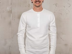 Chemise Utility Manches Longues - 1954 Utility Shirt Long Sleeve Ecru Pike Brothers — vue 1