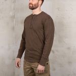 Chemise Utility Manches Longues - 1954 Utility Shirt Long Sleeve Brown Melange Pike Brothers — vue 2