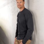 Henley-shirt met lange mouwen - Henley-shirt met lange mouwen uit 1927, ijzergrijs, Pike Brothers — afbeelding 3