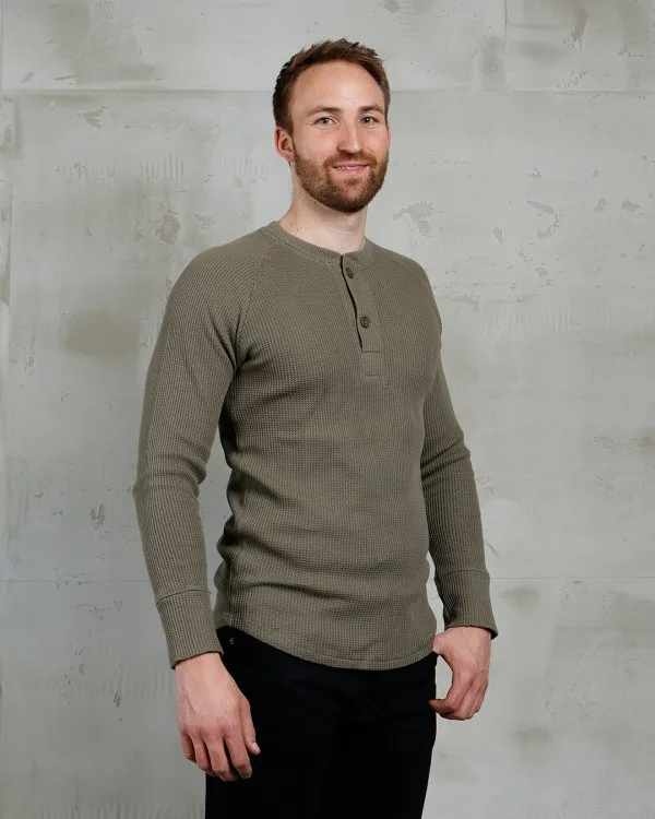 Chemise Thermique Waffle - 1936 Waffle Shirt Army Pike Brothers