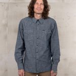 Chemise Workwear Rider - 1952 Rider Shirt Huaba Blue Pike Brothers — vue 1
