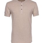 Henley shirt met korte mouwen - 1927 Henley shirt met korte mouwen, havermoutkleur, Pike Brothers — afbeelding 3