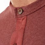 Chemise Henley Manches Courtes - 1927 Henley Shirt Short Sleeve Granate Red Pike Brothers — vue 3