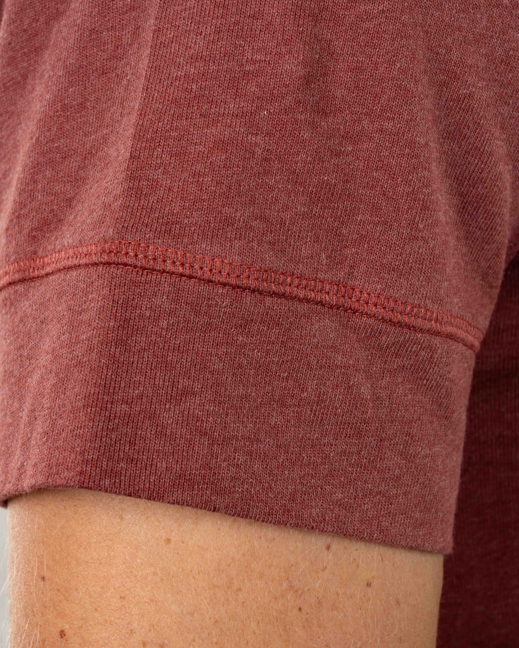 Chemise Henley Manches Courtes - 1927 Henley Shirt Short Sleeve Granate Red Pike Brothers — vue 4