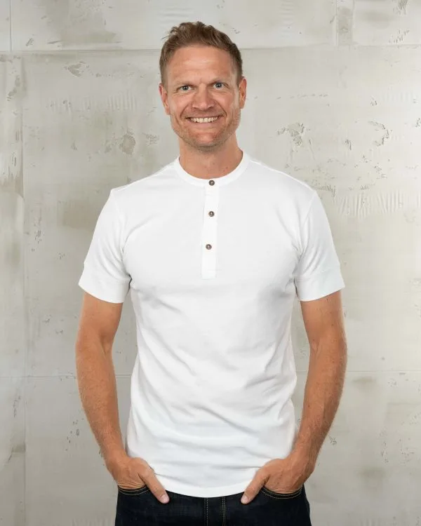 Chemise Henley Manches Courtes - 1927 Henley Shirt Short Sleeve Ecru Pike Brothers