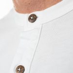 Chemise Henley Manches Courtes - 1927 Henley Shirt Short Sleeve Ecru Pike Brothers — vue 3
