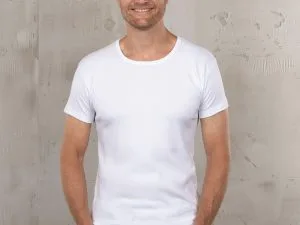 T-shirt met ronde hals (set van 2) - 1947 Set met ronde hals White Pike Brothers — afbeelding 1
