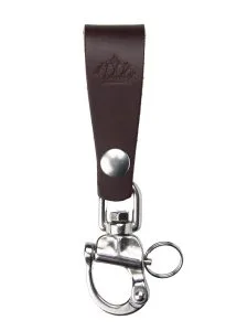 Porte-Clés Cuir - 1965 Key Hanger dark brown Pike Brothers — vue 1