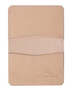 Leather Card Holder - 1965 Cardholder natural Pike Brothers — view 1