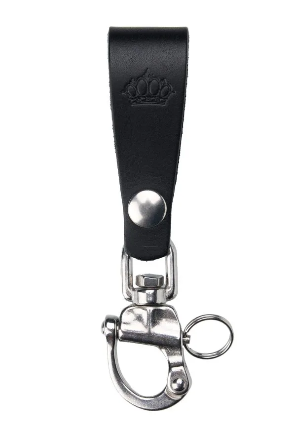 Leren sleutelhanger - Sleutelhanger 1965 zwart Pike Brothers