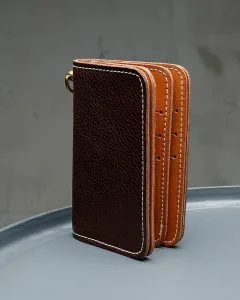 Portefeuille Biker - 1965 Rider Wallet seal brown Pike Brothers — vue 1