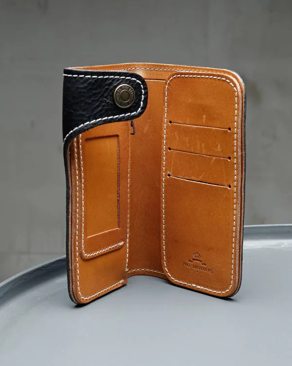 Portefeuille Roamer - 1937 Roamer Wallet seal black Pike Brothers