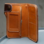 Roamer Wallet – Siegelbraune Roamer Wallet von Pike Brothers aus dem Jahr 1937 – Ansicht 1