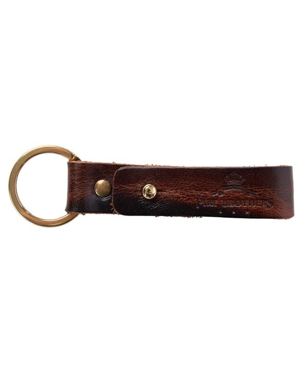 Porte-Clés Cuir - 1968 Key Hanger brown Pike Brothers
