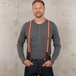 Bretelles Heavy Duty - 1937 Heavy Duty Braces Red Pike Brothers — vue 2