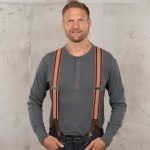 Bretelles Heavy Duty - 1937 Heavy Duty Braces Red Pike Brothers — vue 3