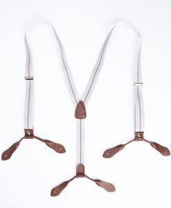 Bretelles Hauler - 1905 Hauler Braces grey Pike Brothers — vue 1
