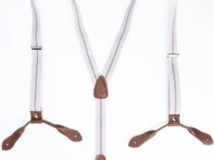 Bretelles Hauler - 1905 Hauler Braces grey Pike Brothers — vue 1