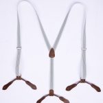Bretelles Hauler - 1905 Hauler Braces Glacier Grey Long Pike Brothers — vue 1