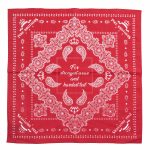 Bandana Coton - 1947 Logo Bandana red Pike Brothers — vue 1