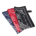 Katoenen bandana - 1947 Logo Bandana zwart Pike Brothers — afbeelding 3