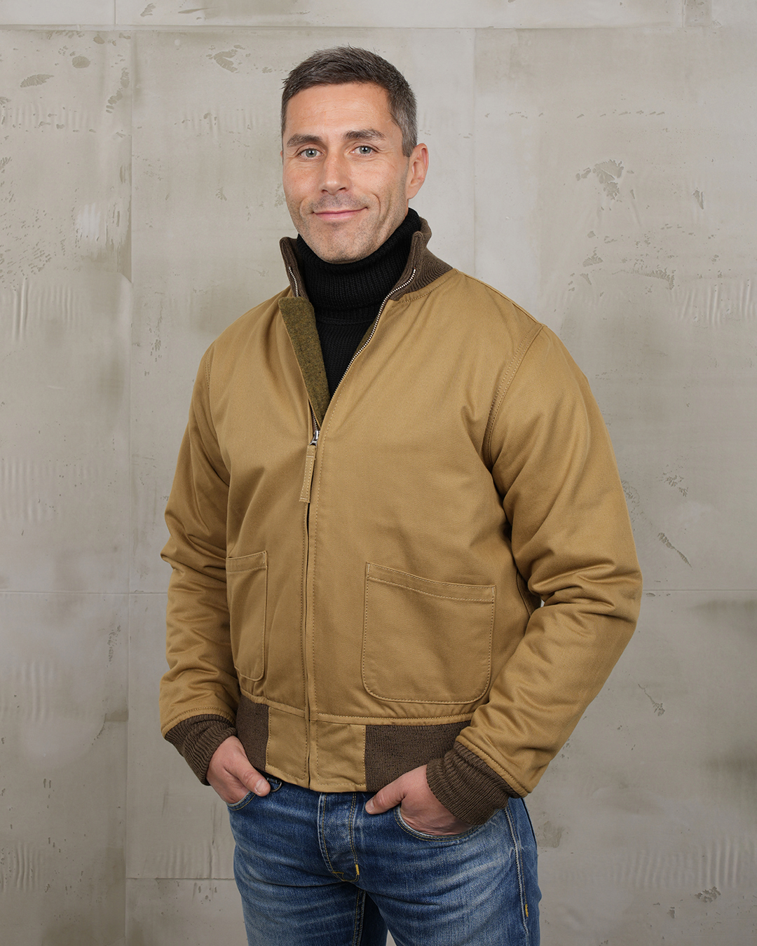 1941 Tanker Jacket Khaki - vue porte