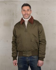1943 B10 Flight Jacket Olive Drab Pike Brothers - vue avant