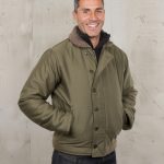 1943 N1 Deck Jacket Bangor Green Pike Brothers - vue avant