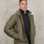 1943 N1 Deck Jacket - detail jungle cloth coton