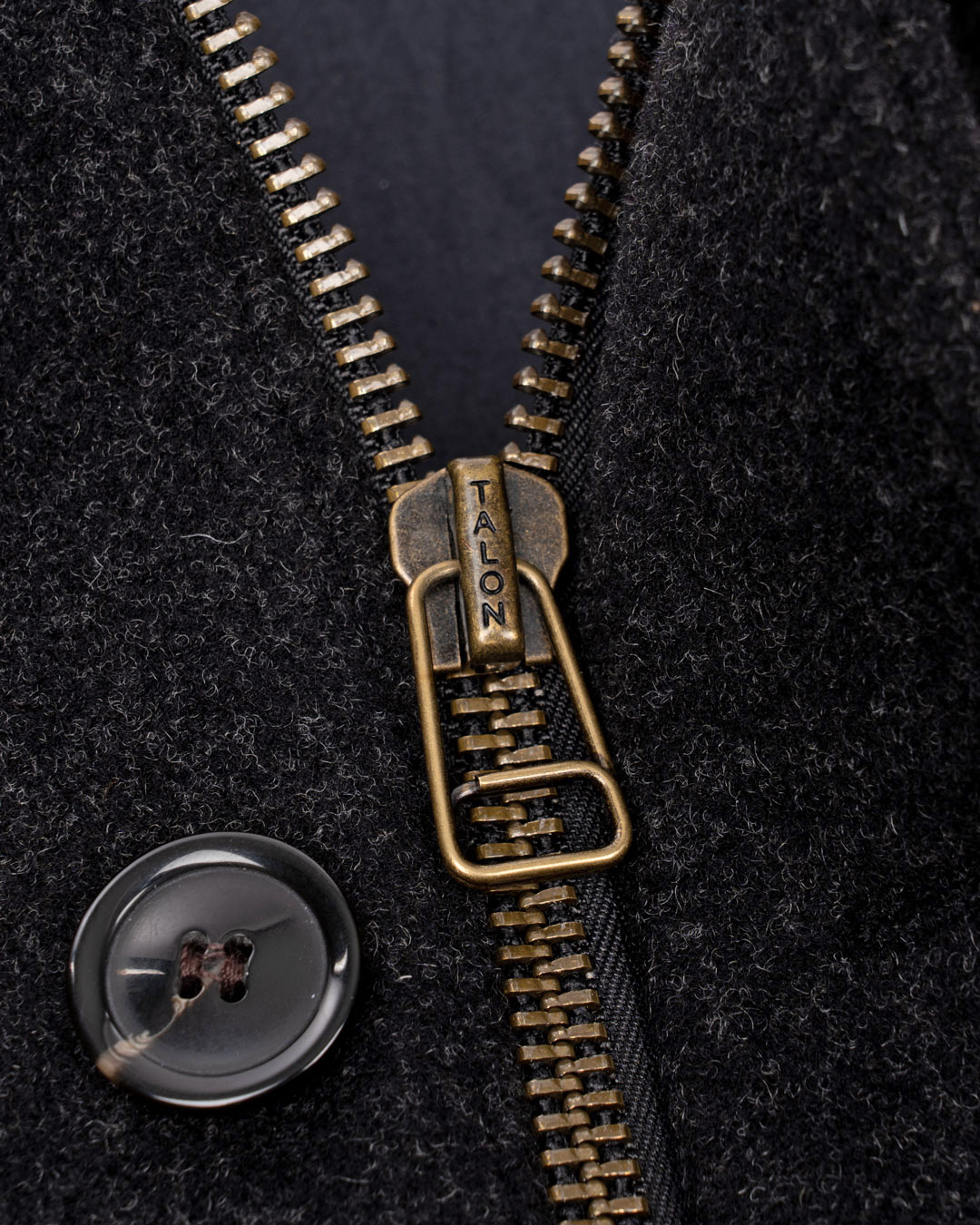 1944 N1 Deck Jacket Frontier - detail zip Talon